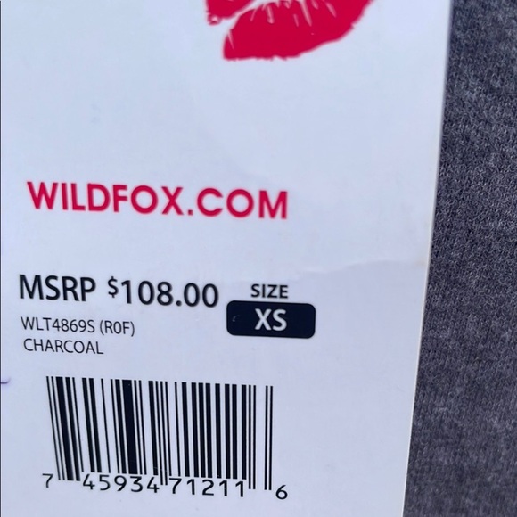 NWT | Wildfox | Easy Does It | Sommers Sweatshirt | Grey Rainbow | XS - Picture 7 of 8